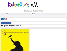 Tablet Screenshot of kulterbunt.net